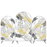 Tropisch Blätter Thema Sommer Geburtstag Bogen Hintergrund Bausatz